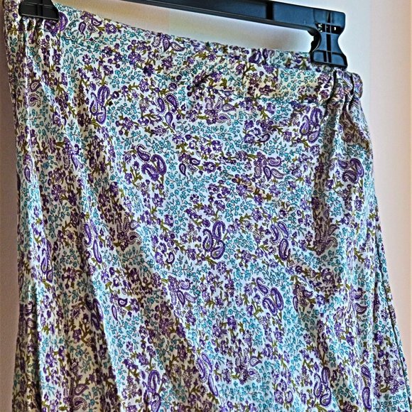 Comfortable Rayon Maxi Skirt Size X-0Small - Picture 9 of 13